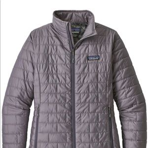 Gray Nano puff Patagonia zip up